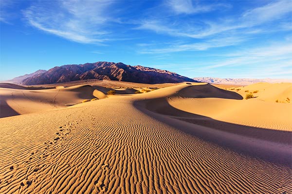 Mesquite Flat Sand Dunes in Death Valley, California