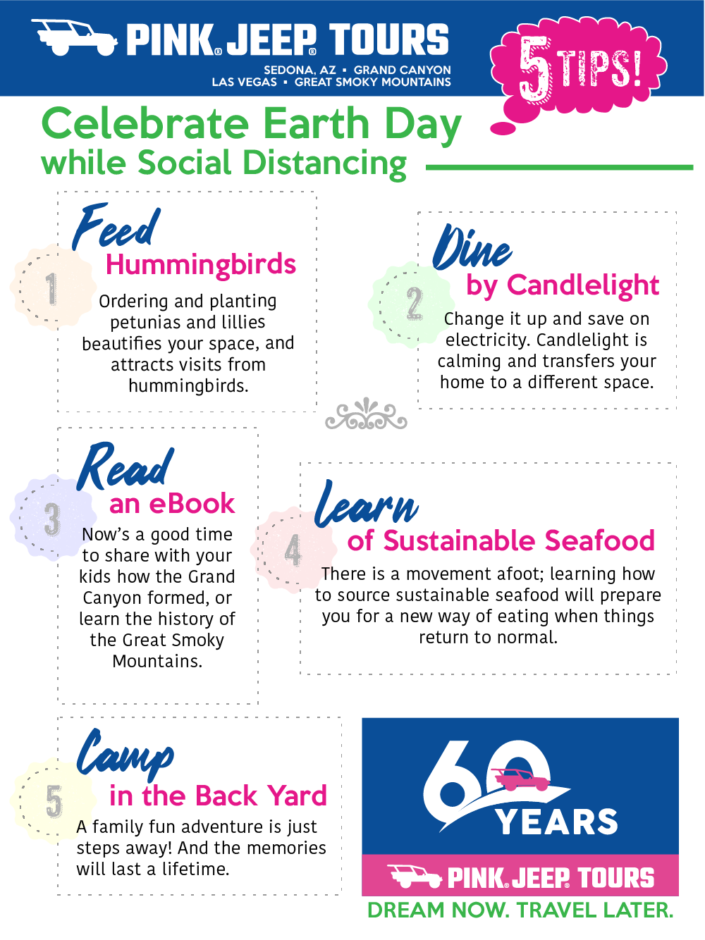 Celebrate Earth Day While Social Distancing | Pink Adventure Tours