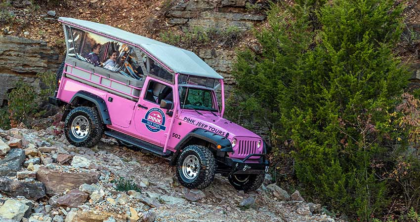 pink jeep tours branson services