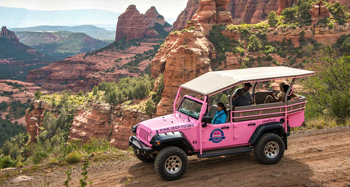 pink jeep trip sedona