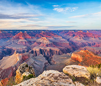 Grand Canyon South Rim Beauty 325X275 Beautifully colorful geologic formations viewed from the South Rim of Grand Canyon National Park.
